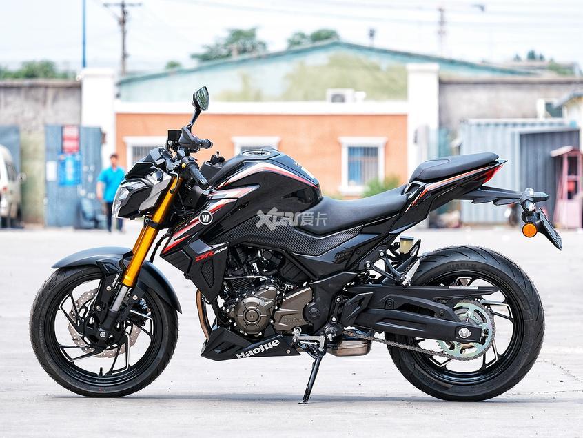 没有铃木标反而更贵了 豪爵dr300实拍