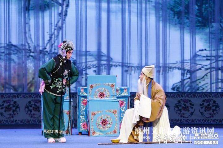 6月19日,20日晚,由滨州市吕剧团排演的经典古装吕剧《墙头记》《寻子
