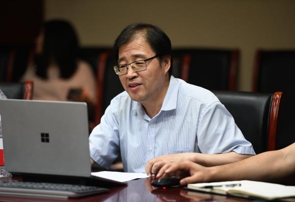 朱刚在复旦大学中文系2020年毕业典礼现场