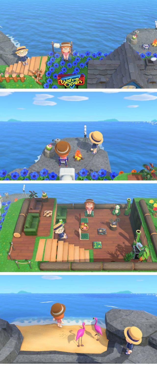 动物森友会:小岛民宿开业,带私人沙滩露天影院,欢迎预定