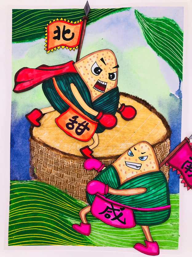 儿童画创意 | 端午节主题儿童手工画,快点收藏起来吧