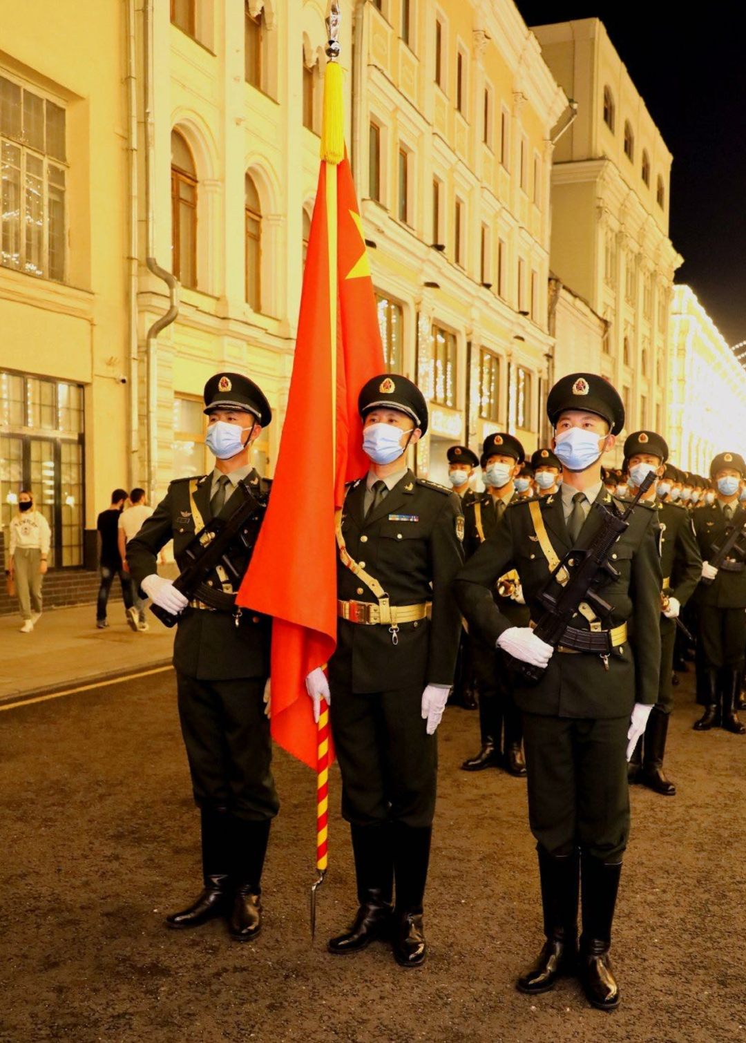 2020俄罗斯红场阅兵彩排-中国人民解放军三军仪仗队合唱喀秋莎-帅的都上交国家了_哔哩哔哩_bilibili