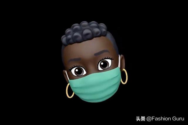 apple ios 14 系统将增加黑人佩戴口罩 memoji 表情