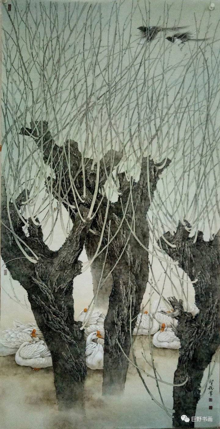 中国工笔画之乡巨野名家推荐高贤稳