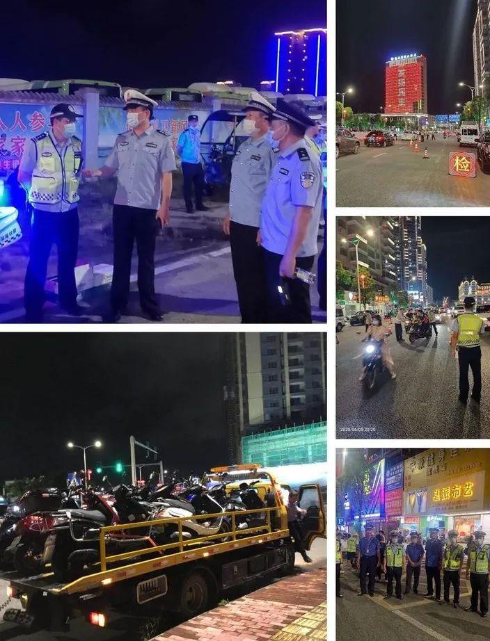 汕尾交警市区一大队全力推进交通综合整治
