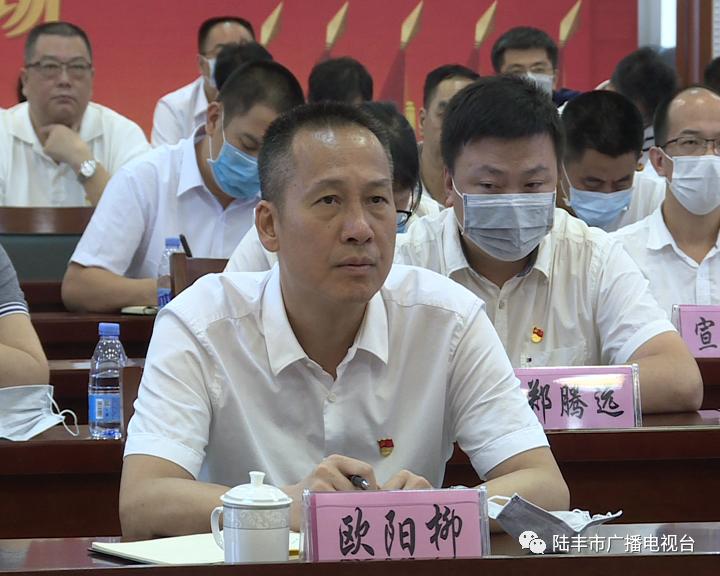 汕尾市举行"基层基础建设年""八项活动"集中授旗授牌仪式