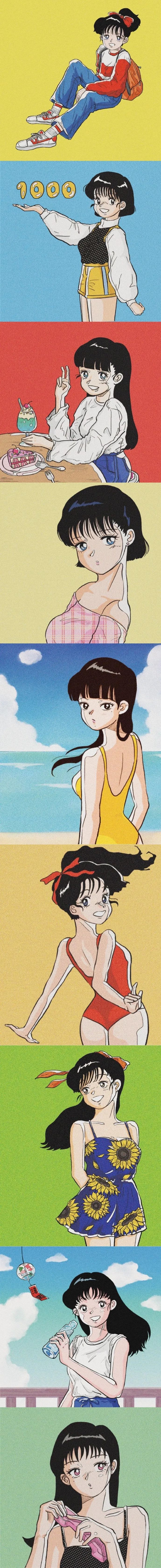 昭和风发型真有年代感啊长在我审美上了