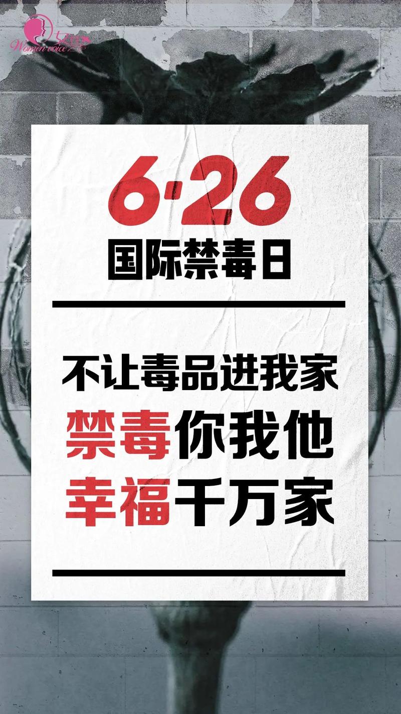 【6.26国际禁毒日】今天,让我们一起向毒品说不!