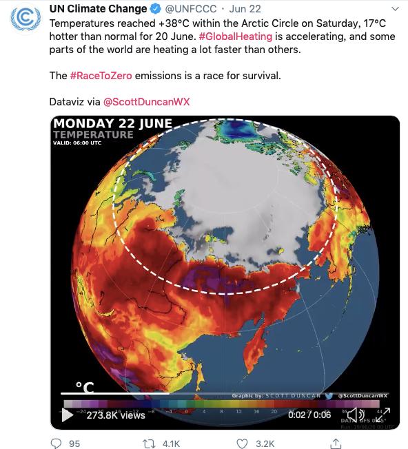 7.5级强震再袭地球,北极冰川倒塌,气温飙升38°c!2020快点过去吧.
