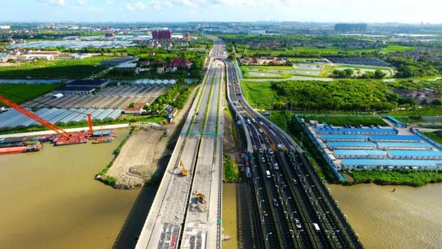 今天浦星公路跨大治河桥顺利通车,大芦线航道整治二期年内全面建成