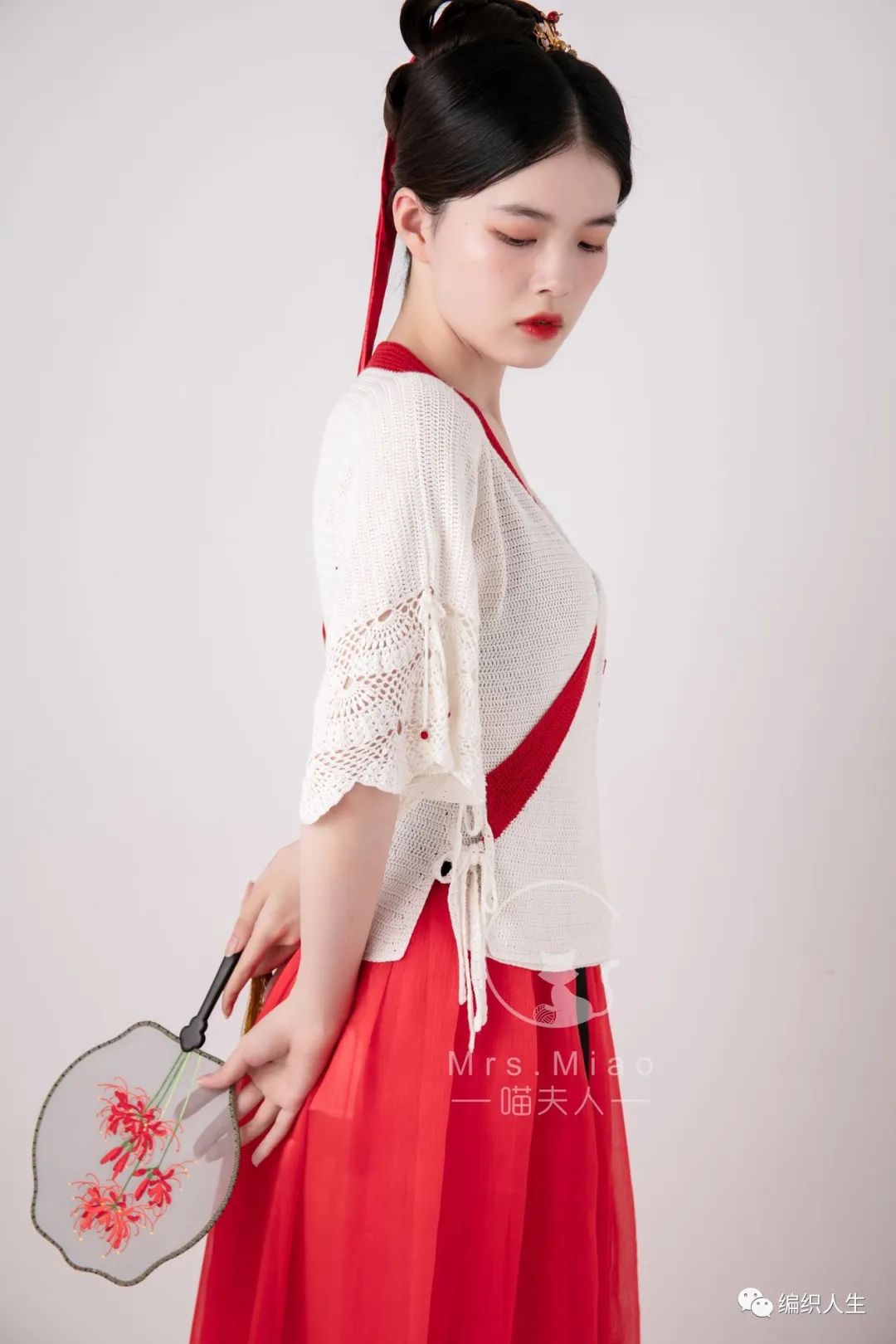 着我汉家裳兴我礼仪邦忘川改良交领钩针汉服附编织图解