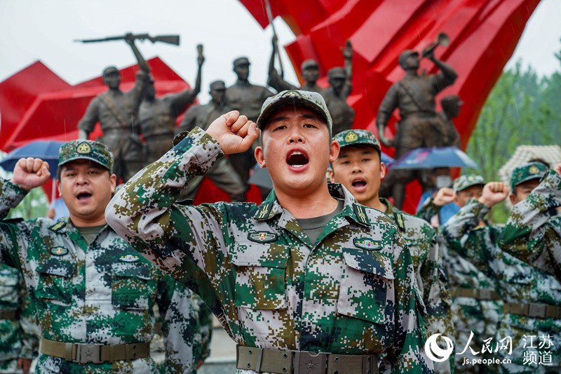 扬州江都举行郭村保卫战胜利八十周年纪念活动