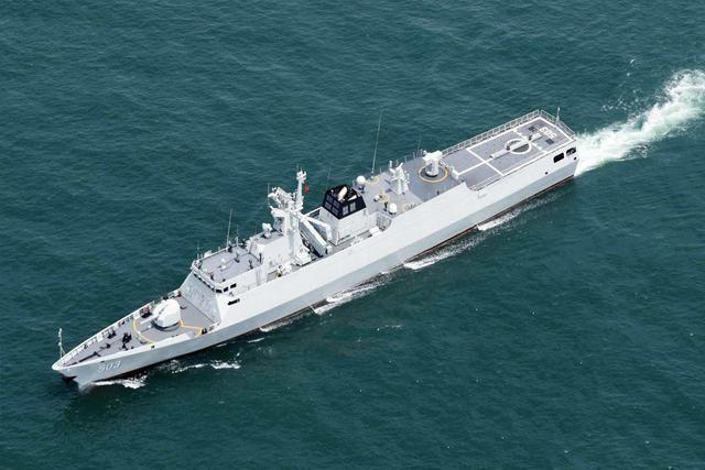 056护卫舰排水量仅有052d五分之一却是中国海军看家护院主力