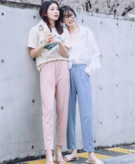 樱花裤火了,谁穿谁美