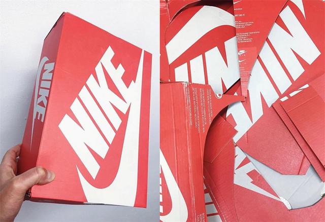 买不起大牌干脆动手做一个nike鞋盒宜家购物袋可以拥有