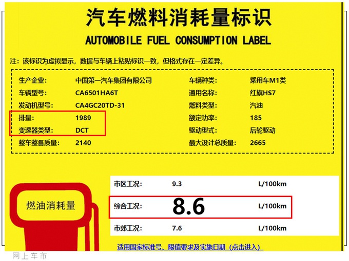 红旗HS7新增两驱SUV，发动机、变速箱都换了，动力远超大众途昂