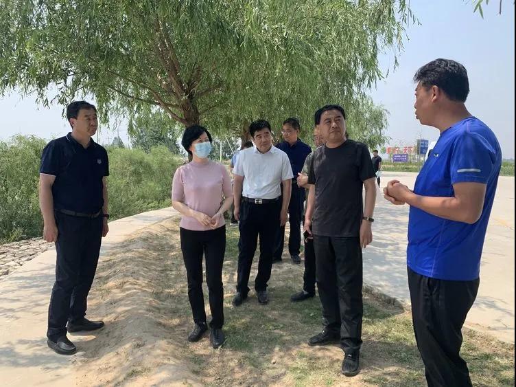 县委书记刘莉检查大荔县防汛备汛工作
