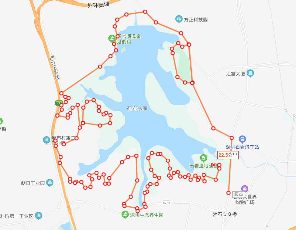 光明山湖道光明滑草场游乐园——观光路,全长约6公里.