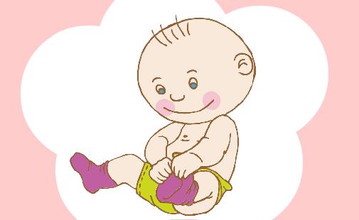 刚穿好的袜子总被一把扯掉宝宝都不喜欢穿袜子心思更重要