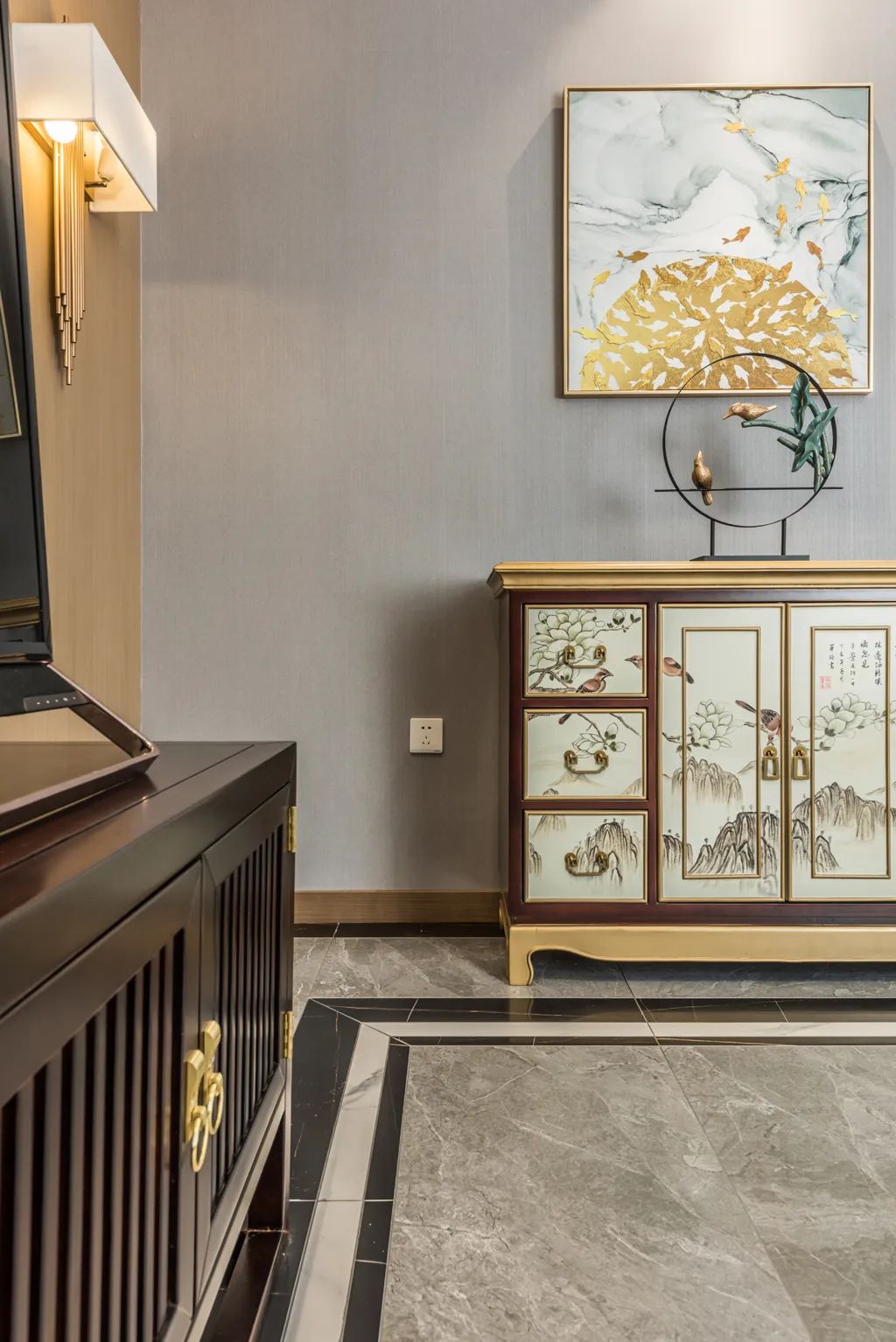 装成新中式风格,静谧舒适,雅致禅意的生活|中式风格|平面布置图_新浪