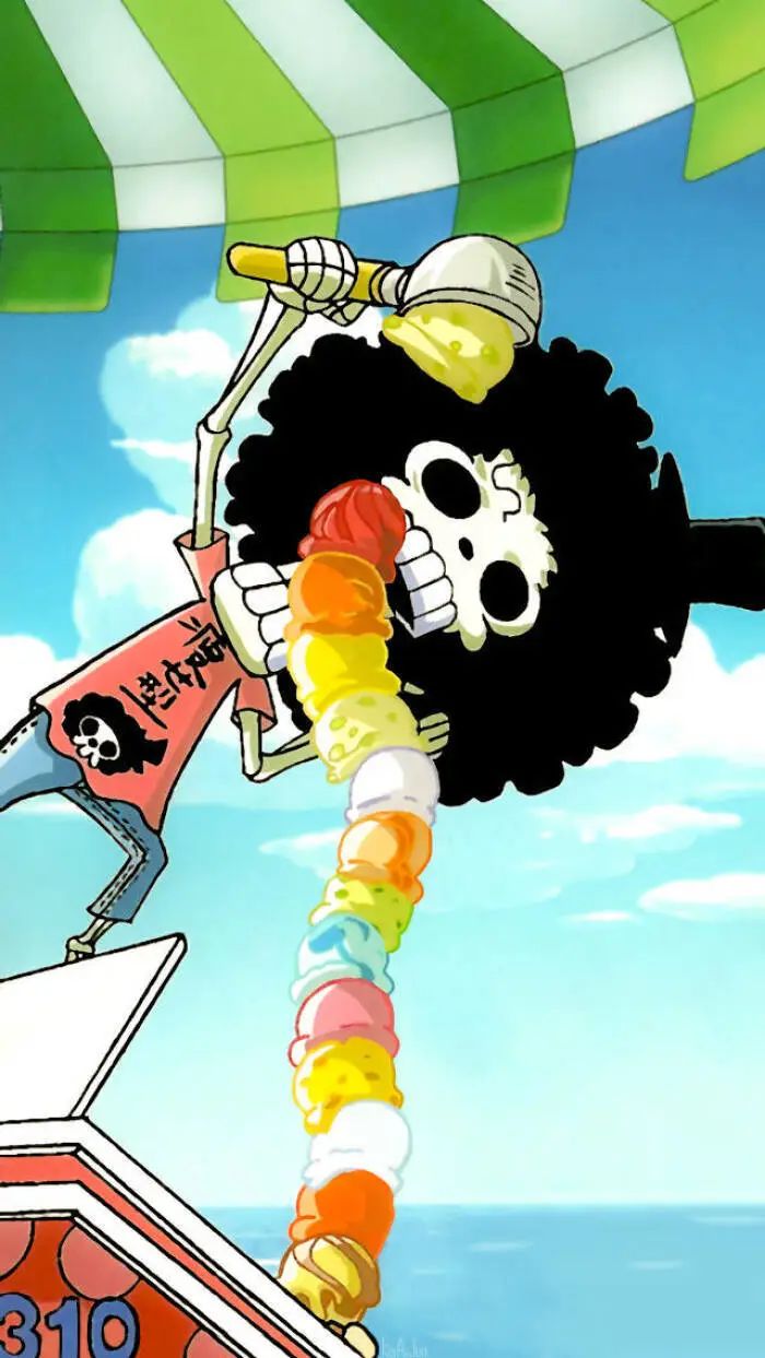 海贼王壁纸不死的意志布鲁克