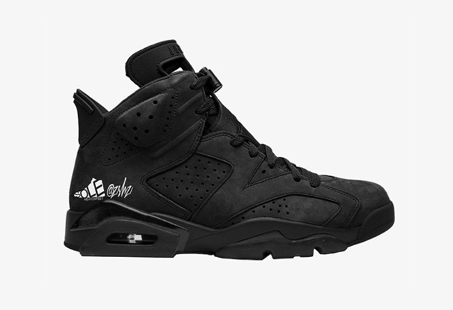 黑武士 air jordan 6 效果图曝光!将于年底发售