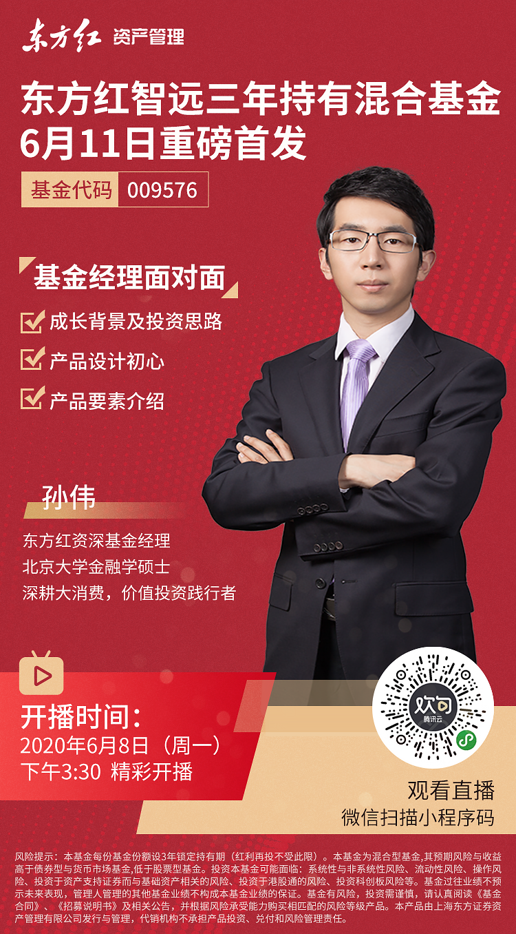 直播预告基金经理孙伟与您畅谈东方红智远的投资思路