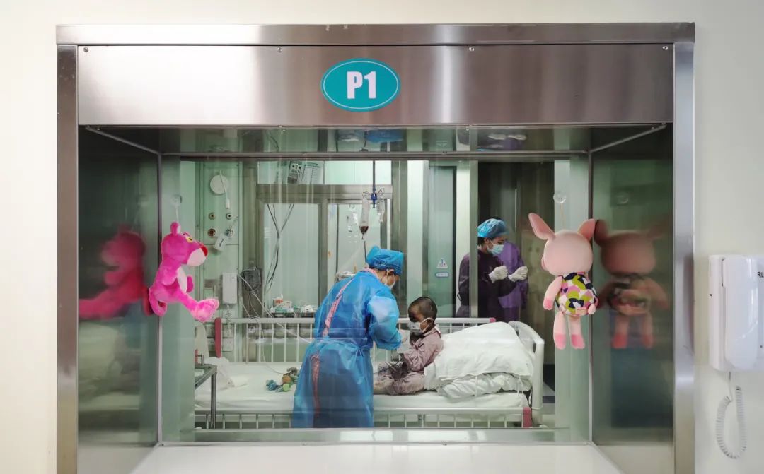 武汉协和医院可陪护的百级儿童骨髓移植仓正式投入使用