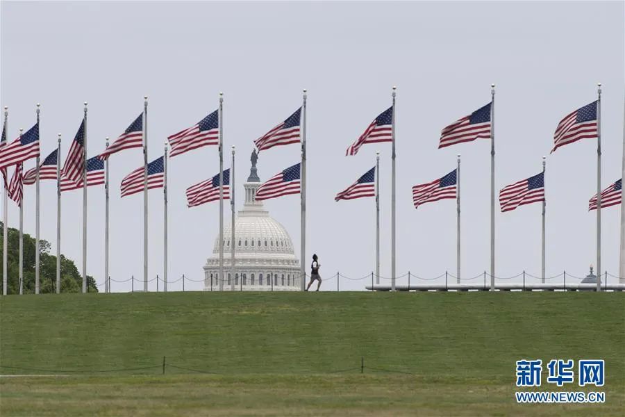  ▲这是4月28日在美国首都华盛顿拍摄的国会大厦。 新华社记者 刘杰 摄