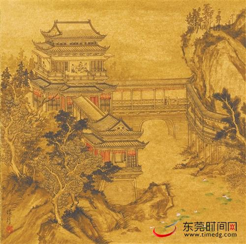 去岭南美术馆赏画中楼阁