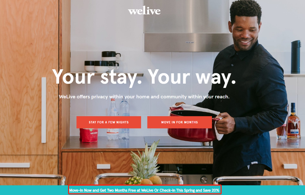 图片来源：WeLive官网