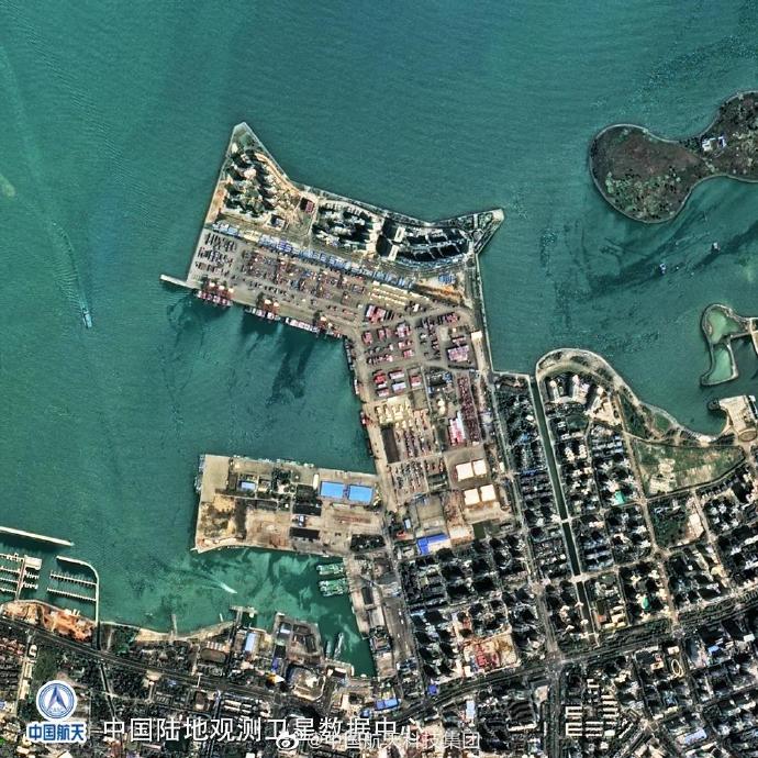 多图丨卫星"眼中"的海南自由贸易港|海南_新浪新闻