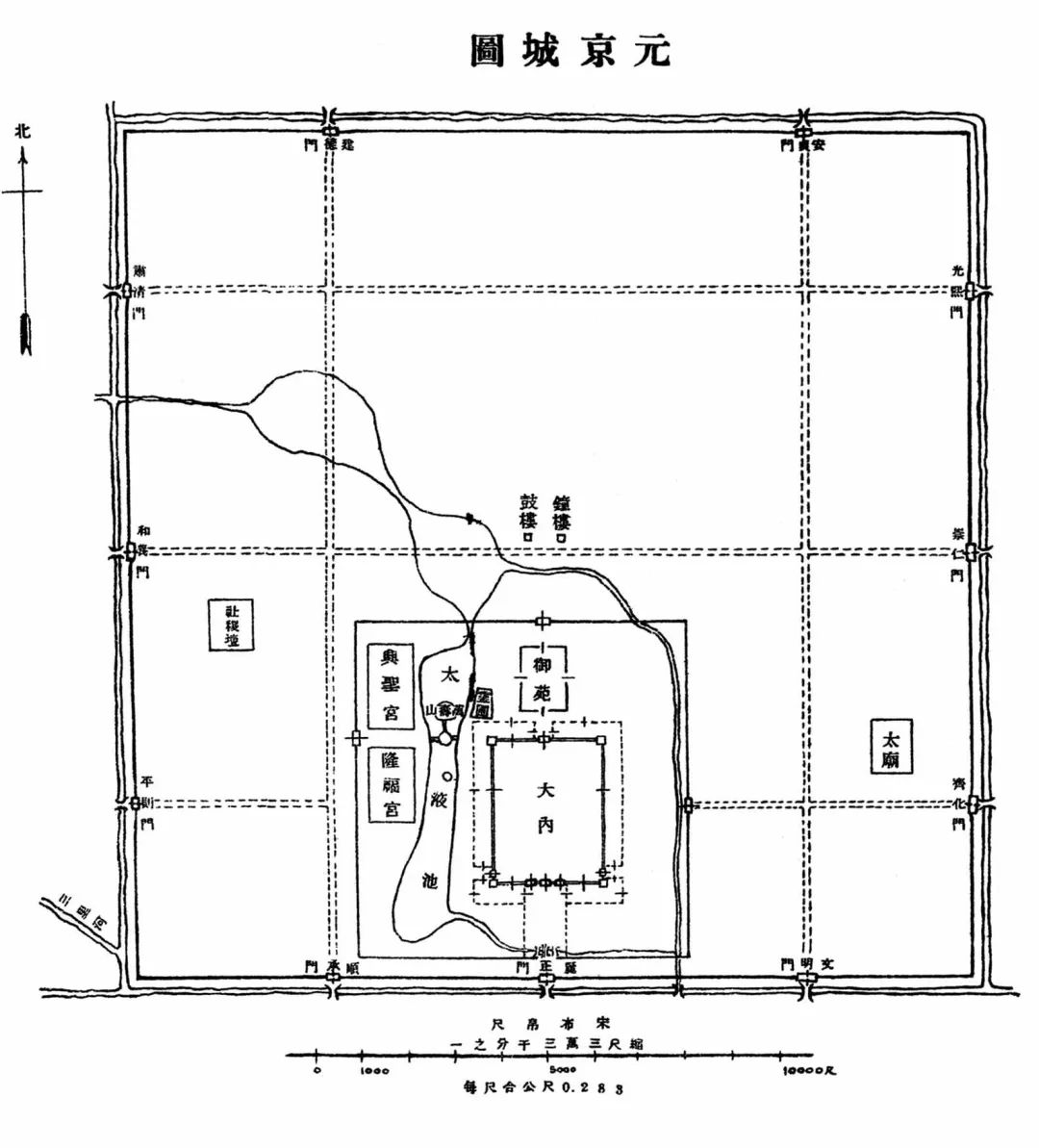 中国古代城防结构图图片