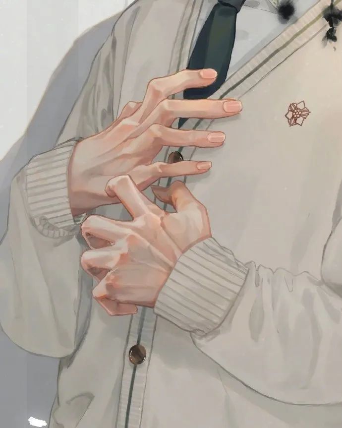 骨节分明的手部特写大家来品一下