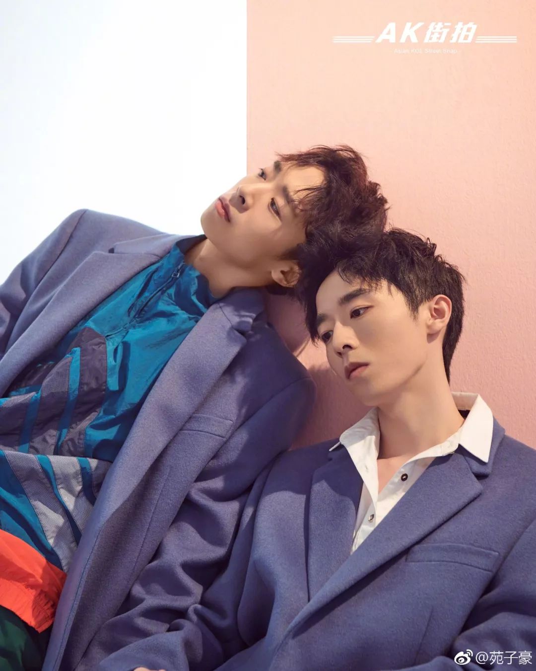 原来两个男生还可以这样拍照简直太酷了