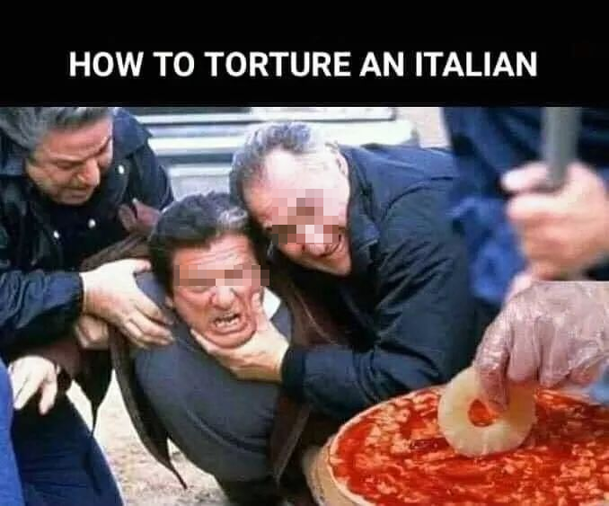 要惹毛一个意大利人,你就在披萨里放菠萝