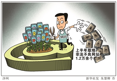 正文   全国"扫黄打非"办公室9日公布,"净网2020"专项行动已取得阶段