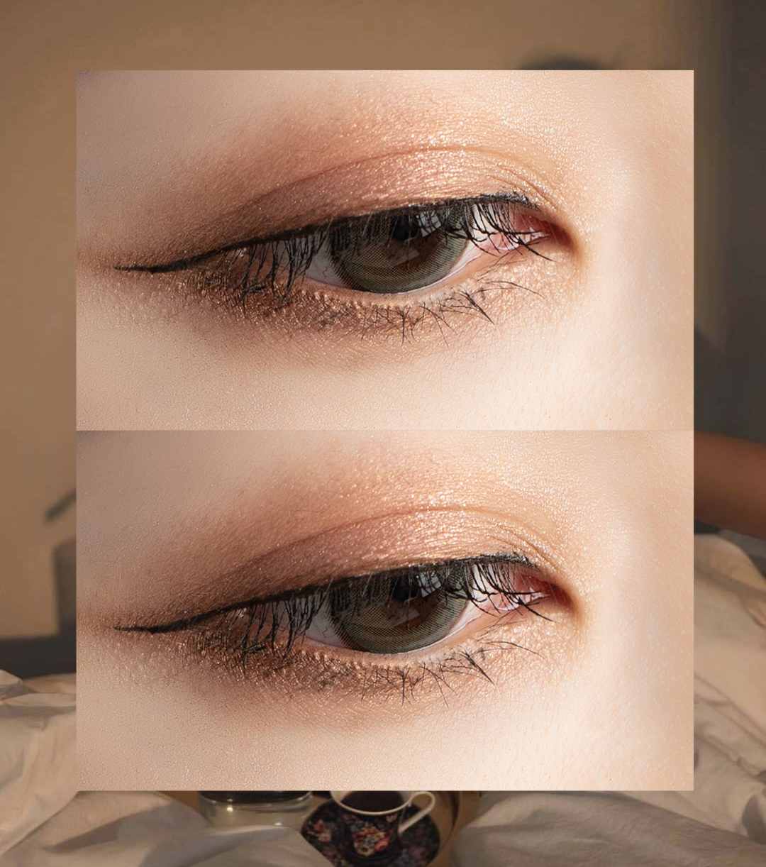 打造起日常的大地色妆容没得说,显得眼睛深邃又有神