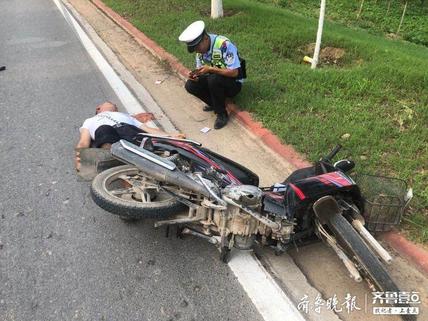 通讯员 李万友菏泽市东明县的马某某驾驶两轮摩托车行驶途中不慎撞到