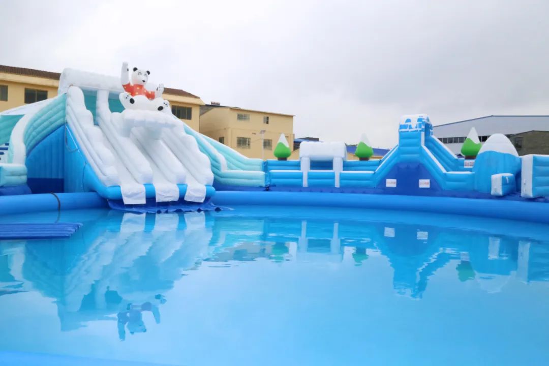 免费门票拿到手软枣阳市区新开一家水上乐园02冰雪王国龙王滑梯