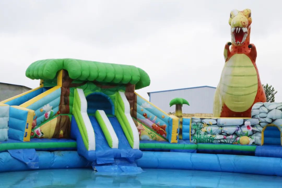 免费门票拿到手软枣阳市区新开一家水上乐园02冰雪王国龙王滑梯