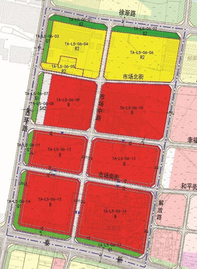 都在邱家店镇泰安连发四则街区控制性详细规划具体为