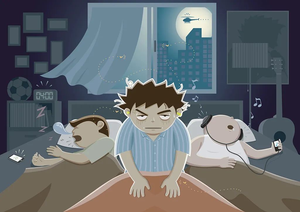 你睡得比他早,会被吵醒,睡得比他晚,根本就睡不着……总之,有他在,就