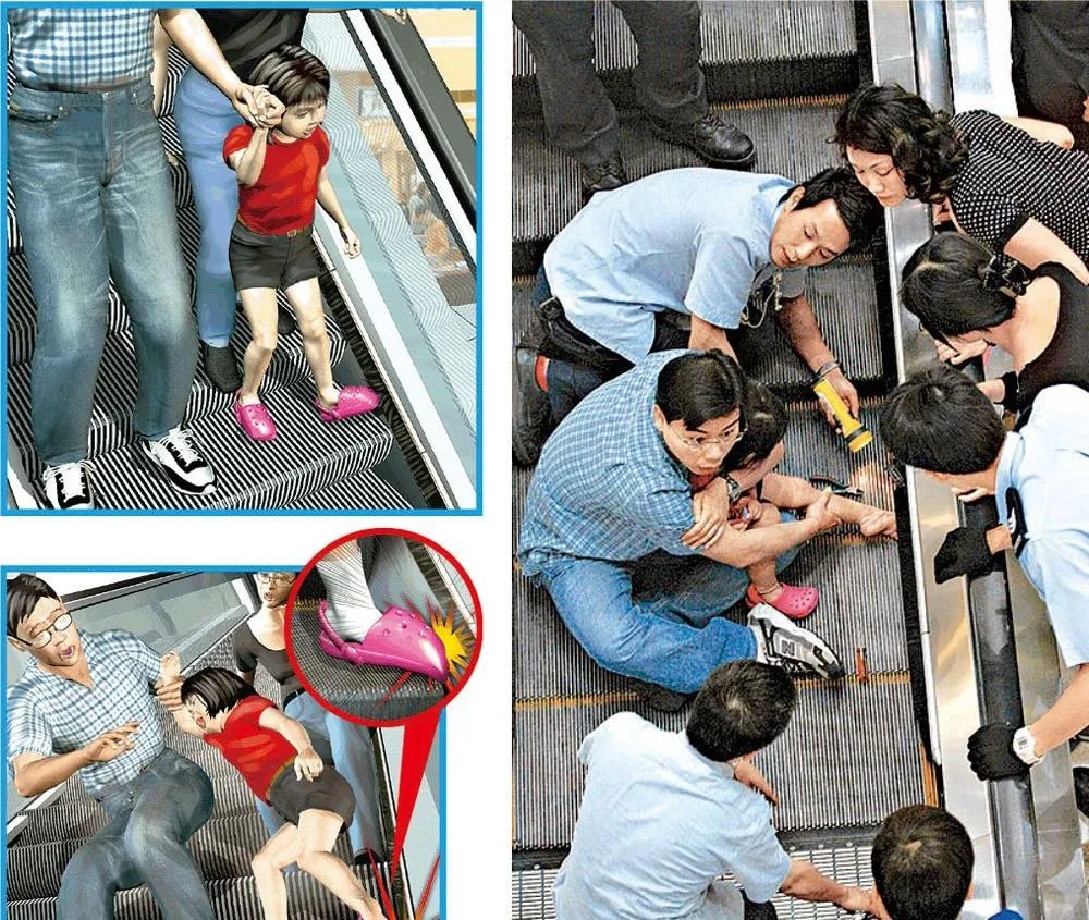 自动扶梯是如何防止"吃人"的?