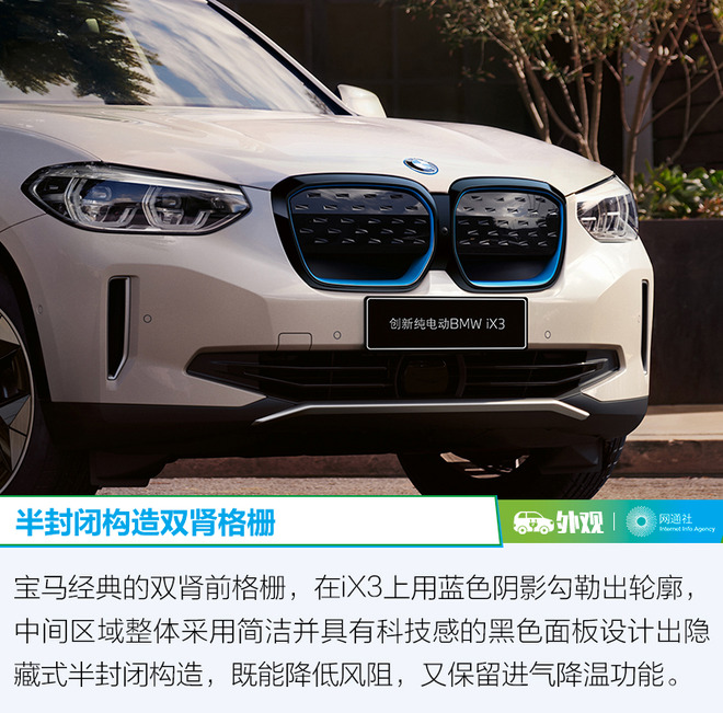 续航达500公里/6.8秒破百 宝马iX3全球首发