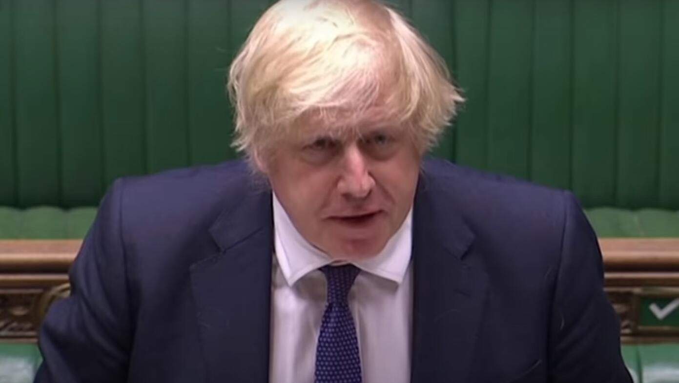 约翰逊宣布对港人的英国国民海外护照政策 视频截图