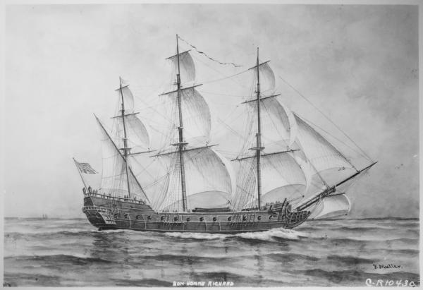 第一艘“好人理查德”号是独立战争时代的风帆船