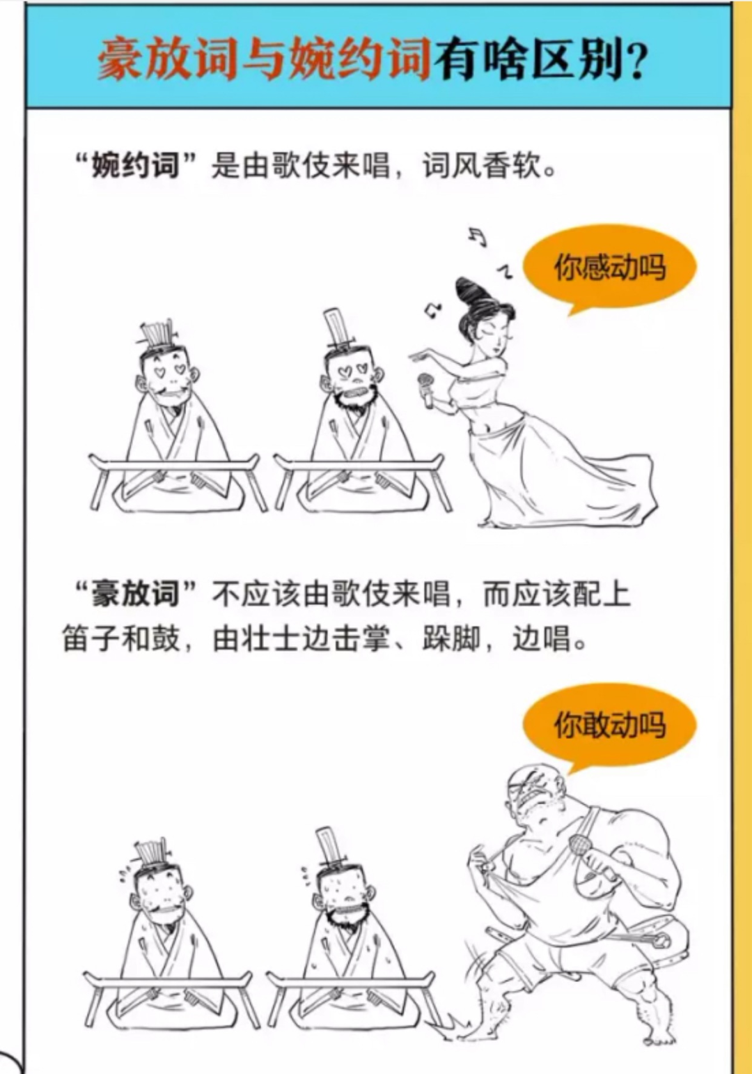 幽默搞笑,爆梗不断,《半小时漫画唐诗宋词》看起来是笑点,实际都是