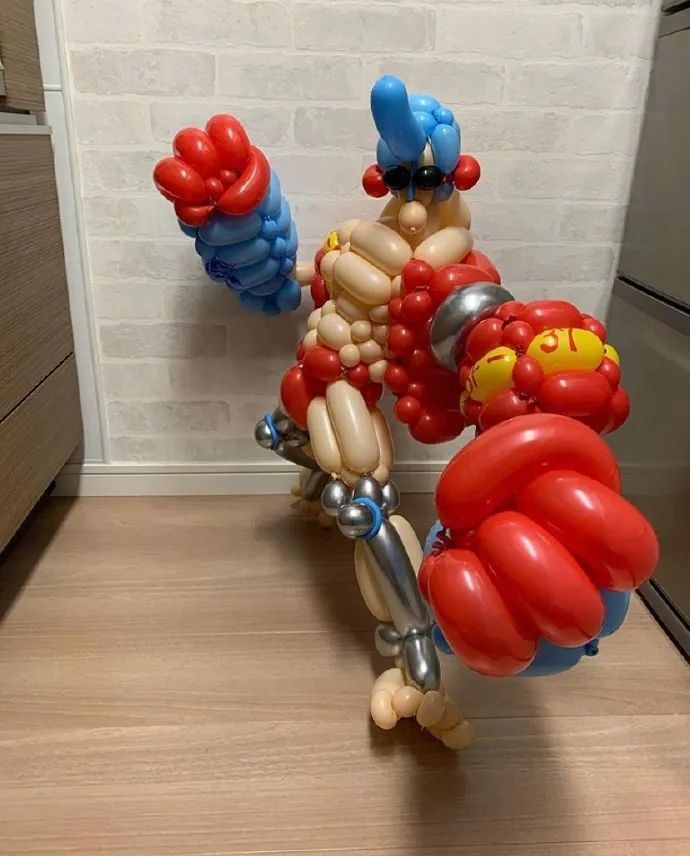 气球扭成的动漫人物?真是神仙动手能力!