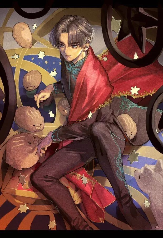 一组异域风情的美少年插画我太可以了